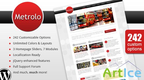 Mojothemes Metrolo  Powerful and Flexible WordPress Theme