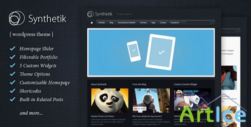 Themeforest Synthetik Wordpress Theme v2.5