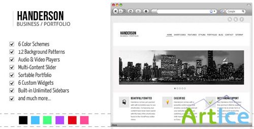 Themeforest Handerson - Premium Business/Portfolio/Blog Theme