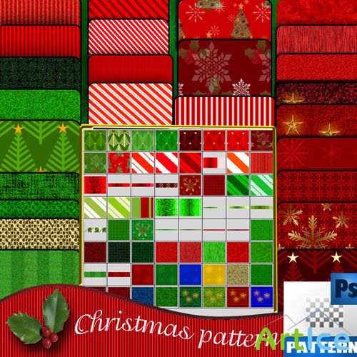 Christmas Pattern by Roula