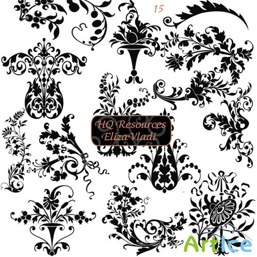 Damask pattern Brushes