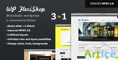 WP FlexiShop - A Versatile WP E-Commerce Theme v1.2.4