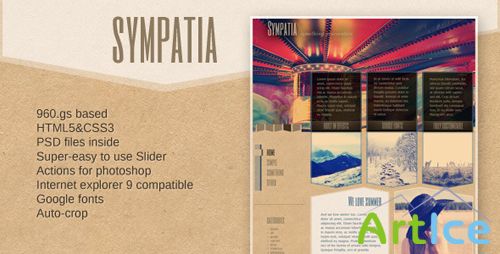 ThemeForest - Sympatia HTML theme - Rip