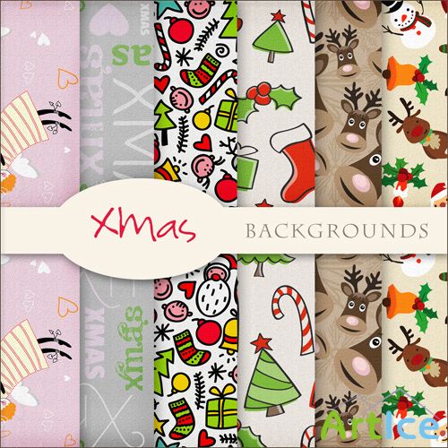 Textures - Christmas Backgrounds #12