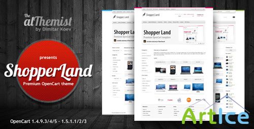 ThemeForest - Shopper Land v. 1.4 for OpenCart