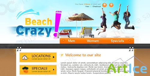 ThemeForest - Holiday Beach Shop Website 01