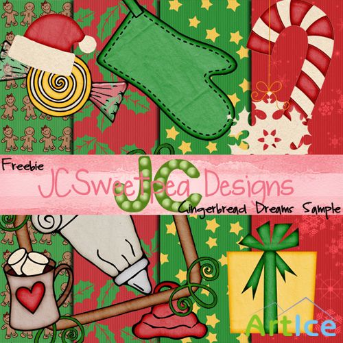 Scrap-set - Gingerbread Dreams