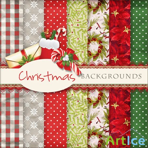 Textures - Christmas Backgrounds #14