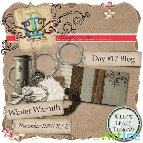 Scrap-set - Winter Warmth