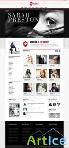 The Agency v1.0.4 - JoomlaXTC Joomla 1.5/1.7 Template