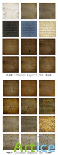 October Square Set