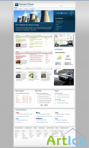 RockeTtheme - TerranTribune (WordPress Theme)