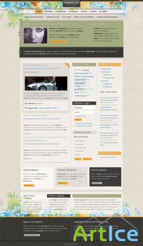 RockeTtheme - Paradox (Joomla 1.5)