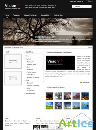 BambooTheme - Vision 2.0 (Joomla 1.5)