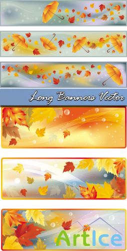 Long Banners Vector