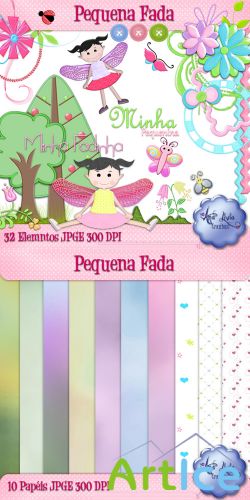 Scrap-set - Pequena Fada