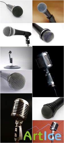 Photo Cliparts - Microphone