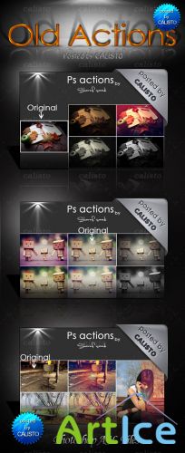 Old Effect Actions for Photoshop
