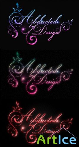 Shiny Calligraphy Text Effect for Photoshop