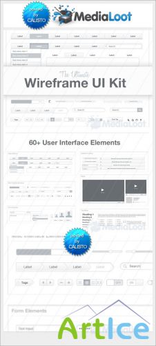 MediaLoot - The Ultimate Wireframe UI Kit