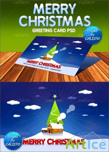 Christmas Greeting Card Template