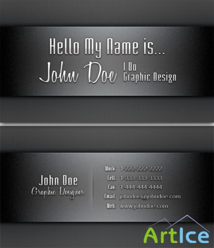 Graphic Designer Business Card