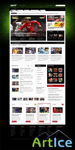 Sporter v2.3-Gavick Joomla 1.7 Template-Retail