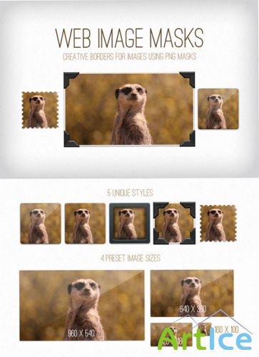 Web Image Masks PSD