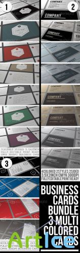 GraphicRiver - BUSINESS CARDS BUNDLE