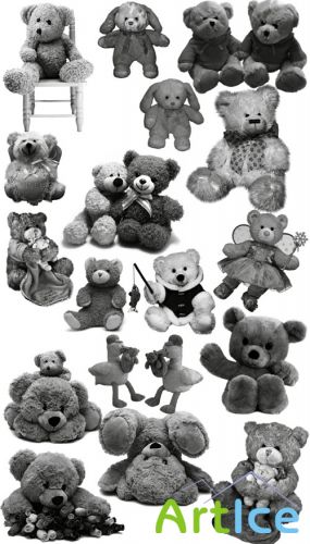 Teddy bear brushes