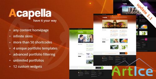 ThemeForest - Acapella Wordpress Theme v1.1