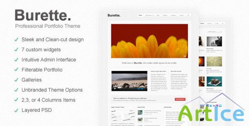 ThemeForest - Burette - Professional WordPress Theme