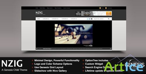 ThemeForest - Nzig - A Genesis Child Theme