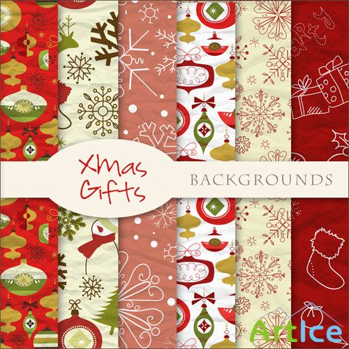 Textures - Christmas Backgrounds #28