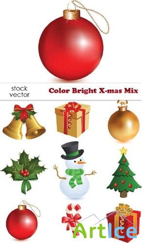 Vectors - Color Bright X-mas Mix