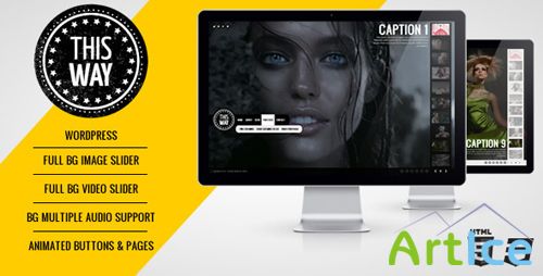 ThemeForest - This Way WP Full Video/Image Background with Audio