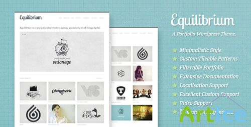 ThemeForest - Equilibrium: Clean and Modern WP Portfolio Theme v1.2