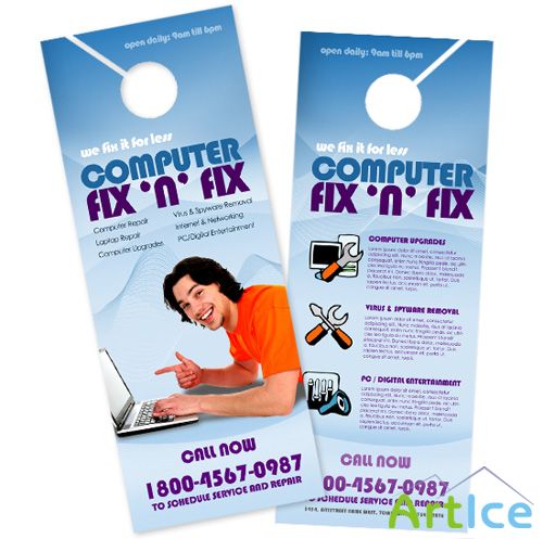 Computer Fix Brochure Template - BoxedArt