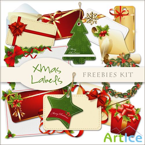 Scrap-kit - Christmas Labels #2