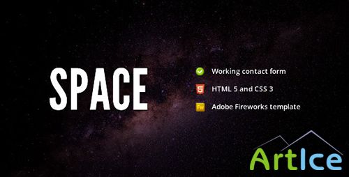 ThemeForest - Space - Minimalist Portfolio Template - Rip