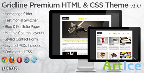 ThemeForest - Gridline Premium Business and Portfolio HTML Theme - Rip