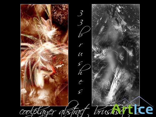 Abstract Brushes set 2