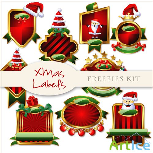 Scrap-kit - Christmas Labels #3