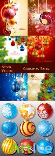 Stock Vector - Christmas Balls