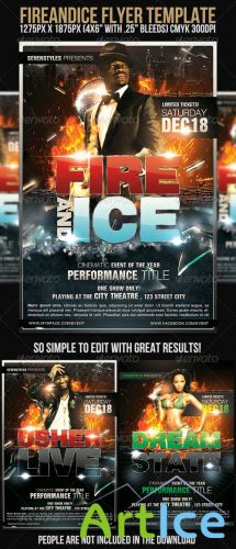 GraphicRiver - FireAndIce Flyer Template