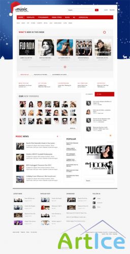 GravicK - Music Joomla Template J1.7