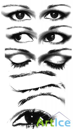 Eye Brushes set for Photoshop