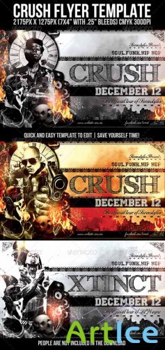 Crush Flyer Template