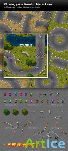 GraphicRiver - 2D Racing game tileset