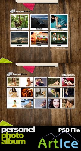 Photo Album PSD